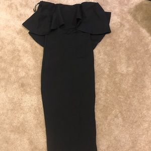 Black Knee Length Dress